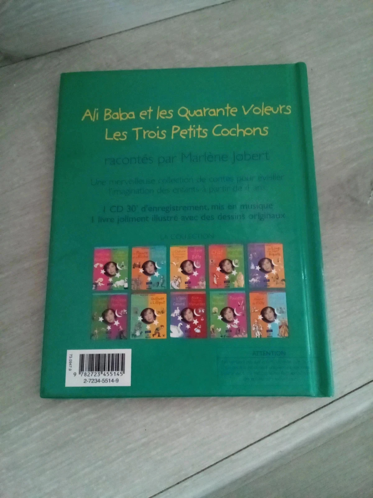 Lot livre de contes avec cd et 3 peluches neu.ves – photo 7